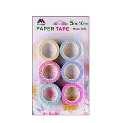 PAPER TAPE PRINTED 10mm x 5m RAW-A032